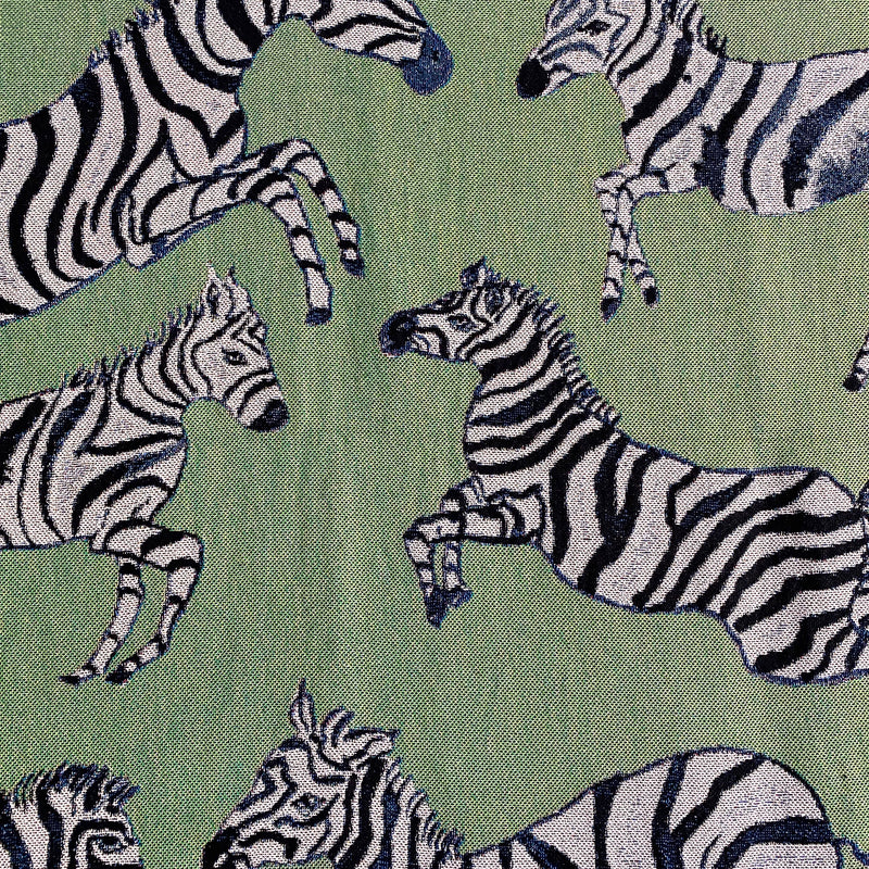 Green Zebras Blanket