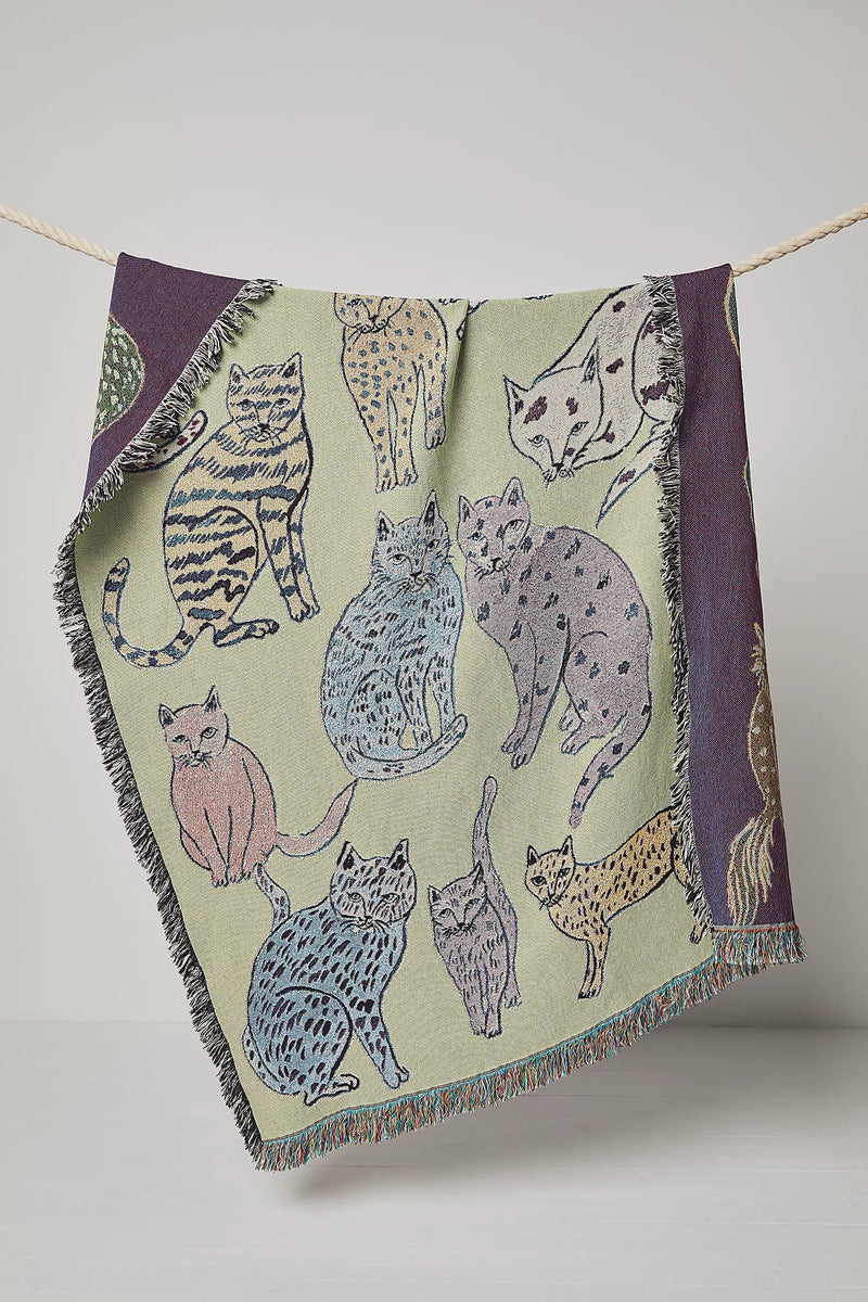 Curious Cats Blanket