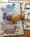 Sprinkled Dogs and Cats Totem Blanket-Olivia Wendel