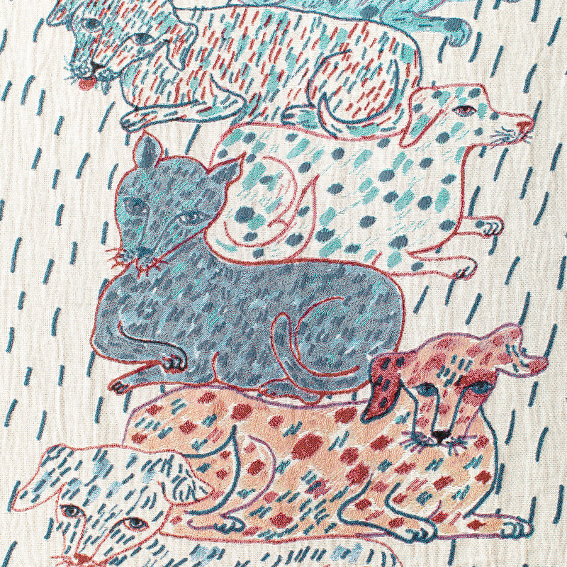 Sprinkled Dogs and Cats Totem Blanket