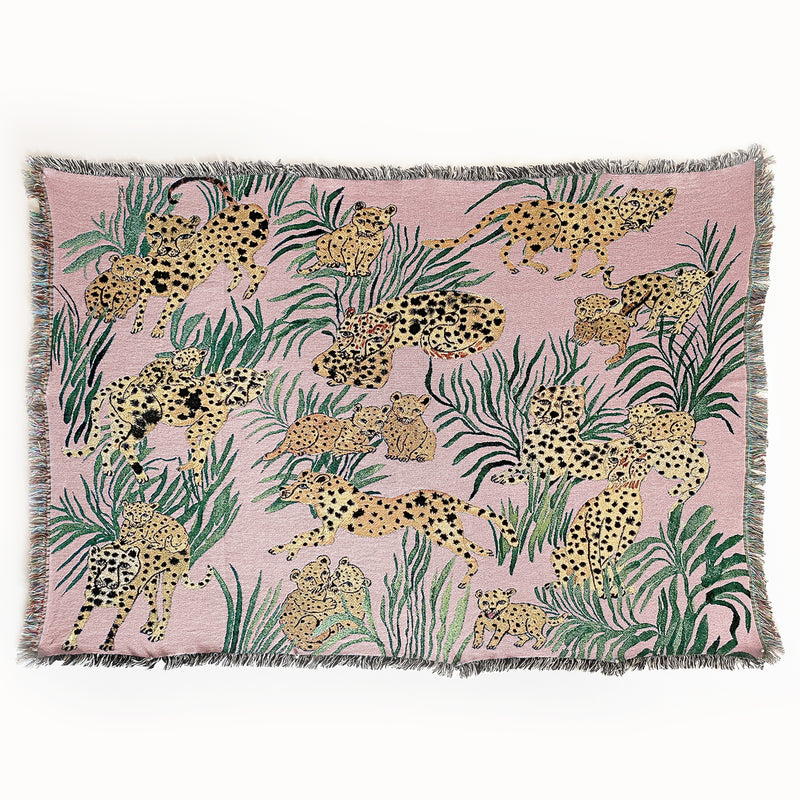 Pink Cheetahs Blanket