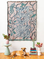 Lavender Tigers Blanket-Olivia Wendel