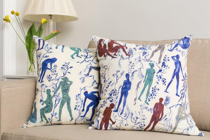 Silhouettes II Pillow-Olivia Wendel