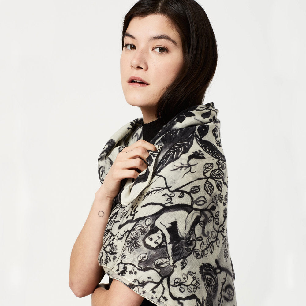  Wanyint Chicken Print Scarfs for Women Fall Scarves